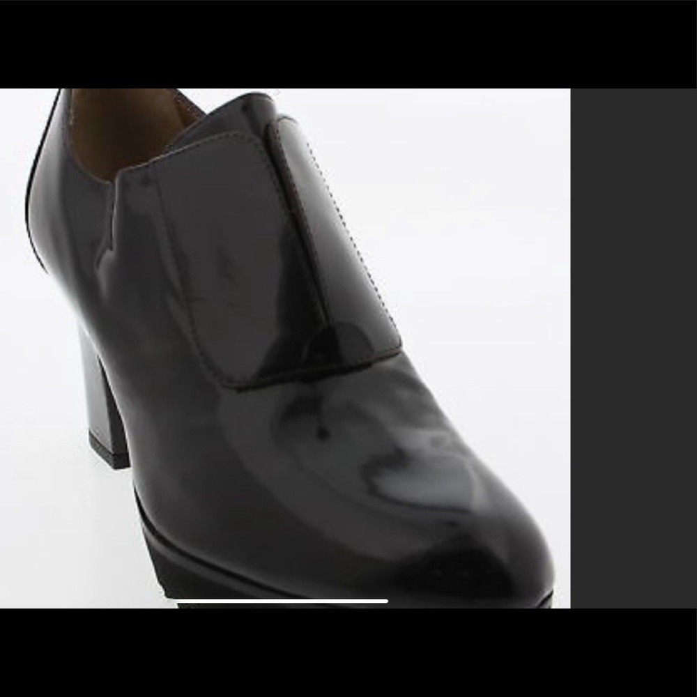 NWOB Anyi Lu Graphite Nikki Patent bootie